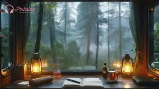 나만의 휴식공간, 비 내리는 숲속의 풍경, 일상에서 벗어난 평온의 선율🎵🌲