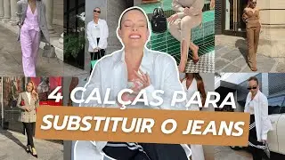 4 CALÇAS para SUBSTITUIR o JEANS | Layla Monteiro