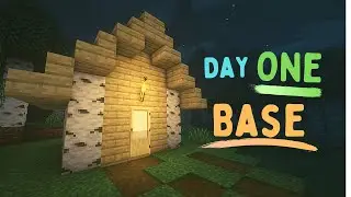 Building a Minecraft Base in Day One