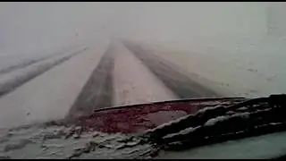 снег
