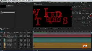 Creating the 'Stranger Things' title effect in After Effects