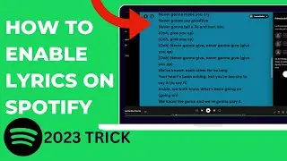 HOW TO ENABLE LYRICS ON SPOTIFY PC/MAC (Easy 2024)