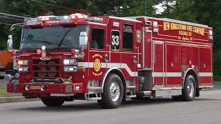 New Kingstown Fire Company Chief 33, Squad 33 & Silver Spring Fire Company Engine 31 Responding