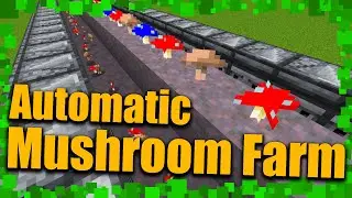 Best Automatic Mushroom Farm - Minecraft