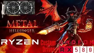 Metal Hellsinger DEMO | RX580 | Ryzen1600AF | Low settings, 900P