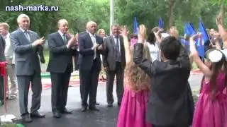 Визит губернатора: ТХО и открытие фонтана в гор.парке