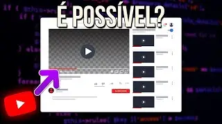 Criando um site em 1 hora: Youtube
