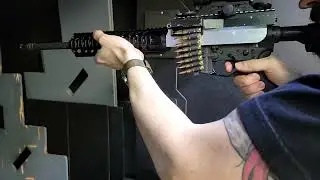 Lima Six test with Super Safety (belt fed AR15)