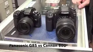 Shopping for a Vlogging Camera - Cannon 80D & Panasonic G85