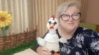 Пасхальный сувенир , курочка шкатулочка Глаша крючком , часть вторая - основные детали шкатулки .