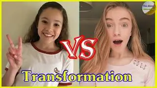 Sierra Haschak vs Lauren Orlando transformation from 1 to 14 years old