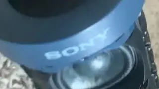 Sony xb23 bass test (with grill off)