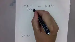 Compound Inequalities and Two Variable Inequalities
