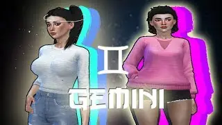 Gemini //  The Sims 4 CAS : Horoscopes // KimChi Gamer