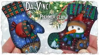 Елочные игрушки из глины | новогодние игрушки своими руками | как слепить игрушки на елку