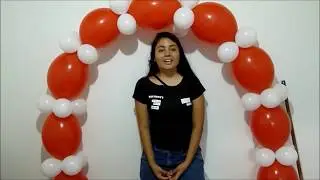 COMO HACER UN ARCO EN GLOBOS 🎈