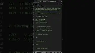 Constants in the World of C Programming  #coding #tutorial #shorts