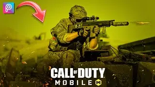 How to make Call of duty poster in PicsArt / Manas Photo Editing