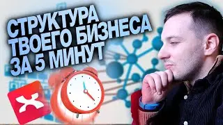 Как создать бизнес план. Как создать структуру компании в интеллект картах. XMind.