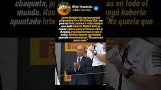 ¡Cuando Hamilton Casi Bañó al Presidente Putin con Champán!
