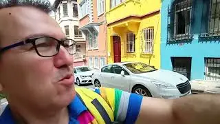 İstanbul Fener Balat Renkli Evler