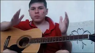 Кавер Мукка-девочка с каре на гитаре