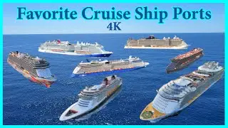 Favorite Cruise Ship Homeports - Drone 4K