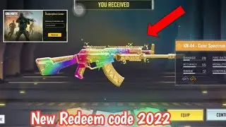 New Today Working Redeem code codm 2022 | codm Redeem code | Call of duty mobile Redeem code 2022