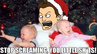 Angry Andy becomes a Mall Santa