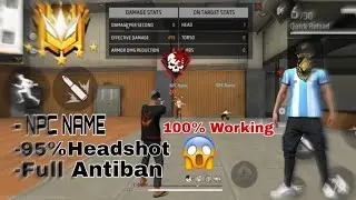 Drag Headshot Npc Name Config File | Free Fire Npc Name Config File | FF Npc Name Headshot Hack