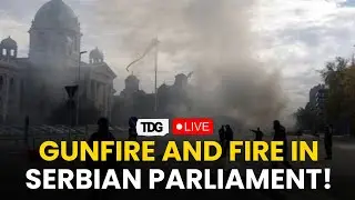 Serbia Breaking News LIVE: Chaos in Serbian Parliament | MP Recalls Gunfire, Fire Incident | Serbia