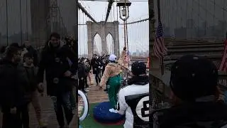 Behind the scene of 360 Photo Booth in Brooklyn Bridge
