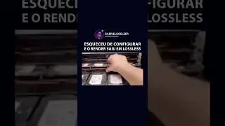 Isso que acontece quando renderiza em lossness no After Effects