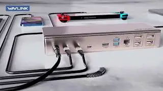 WAVLINK Thunderbolt 4 Quad Display Aluminum Docking Station -UTD41 PRO