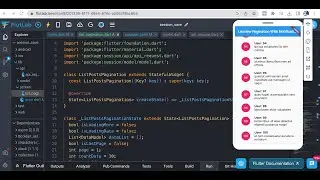Flutter: How to fetch data and paginate it with NotificationListener (Source code)