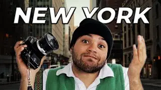 Uso mi cámara analógica en Nueva York