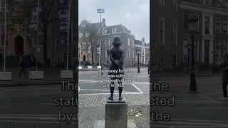 The first statue of Anne Frank in the world! #shorts