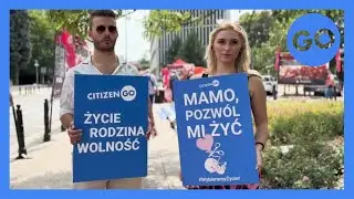 Nie dla legalizacji aborcji w Polsce - Protest pod Sejmem