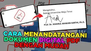 Cara Menandatangani Dokumen Digital PDF Dengan Mudah