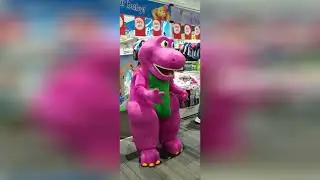 Barney in a shopping center 2024 [Barney World]