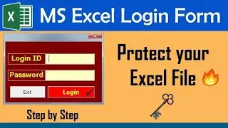 How to Create Login Userform in Excel with Advance Excel Data Security