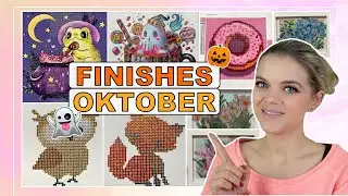 MONATSRÜCKBLICK DIAMOND PAINTING OKTOBER 2024 | WIPS & GOALS