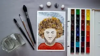 PAINT WITH ME: The Lion. Drawing idea