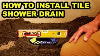 FLO FX SHOWER DRAIN ON ACTUAL JOB --- TUTORIAL