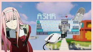 Custom Keyboard + Mouse ASMR | Hypixel Bedwars