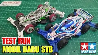 TEST RUN MOBIL BARU STB - BOX STOCK TEST RUN - Tamiya Mini 4WD