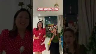 NEW YEARS COUNTDOWN AT HOME #shorts
