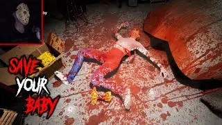 Late Night Creeper Tries To Steal My Buff Baby (Save Your Baby) Weird Indie Horror Game