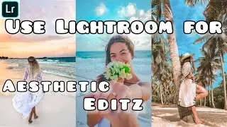 How to use Lightroom app for aesthetic editing in mobile🌿🤍
