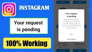 Your request is pending instagram problem solve | Fix your request is pending problem solve